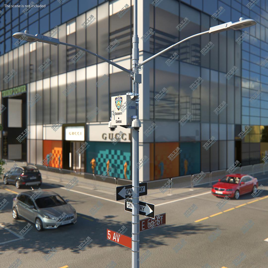 images/goods_img/2021040161/3D NYC Police Street Facial Recognition Cameras on Post model/4.jpg